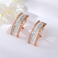 Picture of Distinctive Multi-tone Plated Zinc Alloy Big Stud Earrings with Low MOQ