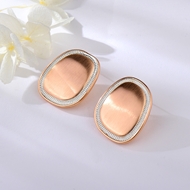 Picture of Zinc Alloy Dubai Big Stud Earrings with Full Guarantee