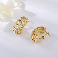 Picture of Bulk Gold Plated Big Big Stud Earrings Exclusive Online