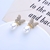 Picture of Copper or Brass White Dangle Earrings from Certified Factory