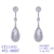 Picture of Fast Selling White Platinum Plated Dangle Earrings from Editor Picks