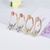 Picture of Luxury Gold Plated Big Hoop Earrings with Beautiful Craftmanship