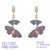 Picture of Luxury Purple Dangle Earrings with Fast Delivery