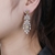 Picture of Stylish Big Platinum Plated Dangle Earrings