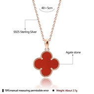 Picture of Reasonably Priced Rose Gold Plated Enamel Pendant Necklace with Low Cost