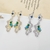 Picture of Trendy White Platinum Plated Dangle Earrings with No-Risk Refund