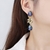 Picture of Great Cubic Zirconia Gold Plated Dangle Earrings