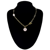 Picture of Filigree Medium Classic Short Chain Necklace