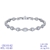 Picture of Nice Cubic Zirconia Platinum Plated Fashion Bracelet