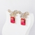 Picture of Pretty Cubic Zirconia Gold Plated Dangle Earrings