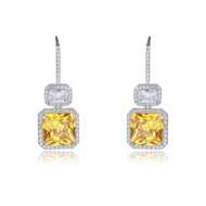 Picture of Luxury Yellow Dangle Earrings Online Only