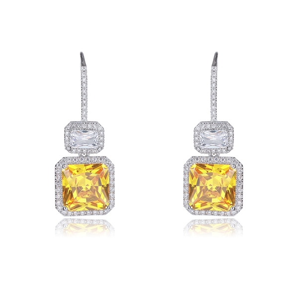 Picture of Luxury Yellow Dangle Earrings Online Only