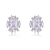 Picture of Fashion Cubic Zirconia Copper or Brass Stud Earrings
