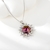 Picture of Bling Small Platinum Plated Pendant Necklace