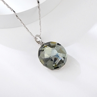 Picture of Popular Swarovski Element Black Pendant Necklace