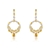 Picture of Low Price Platinum Plated Yellow Dangle Earrings for Girlfriend