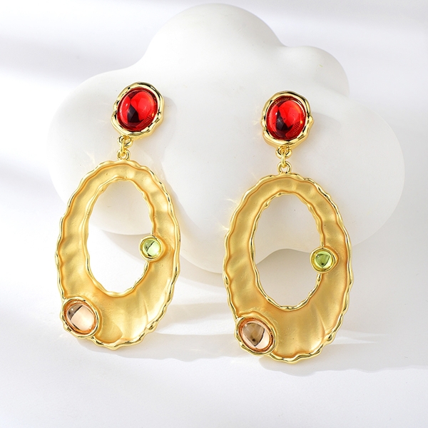 Picture of Funky Big Dubai Dangle Earrings