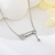 Picture of Low Cost Platinum Plated White Pendant Necklace with Low Cost