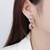 Picture of Featured Pink Big Dangle Earrings with Full Guarantee