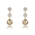 Picture of Stylish Big White Dangle Earrings