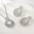 Picture of Nickel Free Platinum Plated White 2 Piece Jewelry Set From Reliable Factory