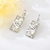 Picture of Most Popular Swarovski Element Medium Hoop Earrings