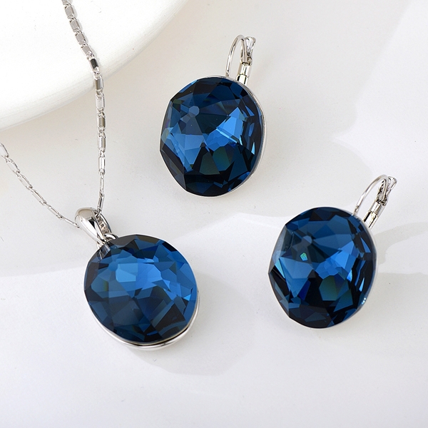 Picture of Nice Swarovski Element Fashion 2 Piece Jewelry Set