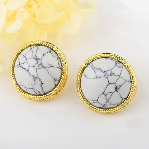 Picture of Unique Resin Ball Stud Earrings