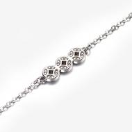 Picture of Low Price Platinum Plated White Fashion Bracelet from Top Designer