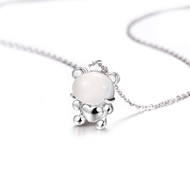 Picture of Bear 999 Sterling Silver Pendant Necklace with Fast Shipping