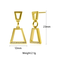 Picture of Stylish Delicate Gold Plated Dangle Earrings with Worldwide Shipping