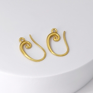 Picture of Copper or Brass Medium Small Hoop Earrings from Reliable Manufacturer