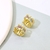 Picture of Delicate Gold Plated Huggie Earrings with Fast Shipping