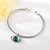 Picture of Beautiful Swarovski Element Platinum Plated Cuff Bangle