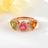 Picture of Delicate Cubic Zirconia Adjustable Ring with 3~7 Day Delivery