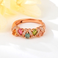 Picture of Delicate Cubic Zirconia Delicate Adjustable Ring