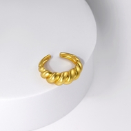 Picture of Delicate Gold Plated Adjustable Ring with 3~7 Day Delivery