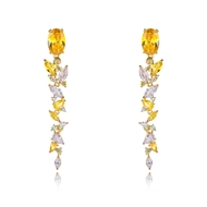 Picture of Sparkly Flowers & Plants Luxury Dangle Earrings