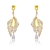 Picture of Fashionable Big Cubic Zirconia Dangle Earrings