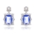 Picture of Staple Big Platinum Plated Dangle Earrings