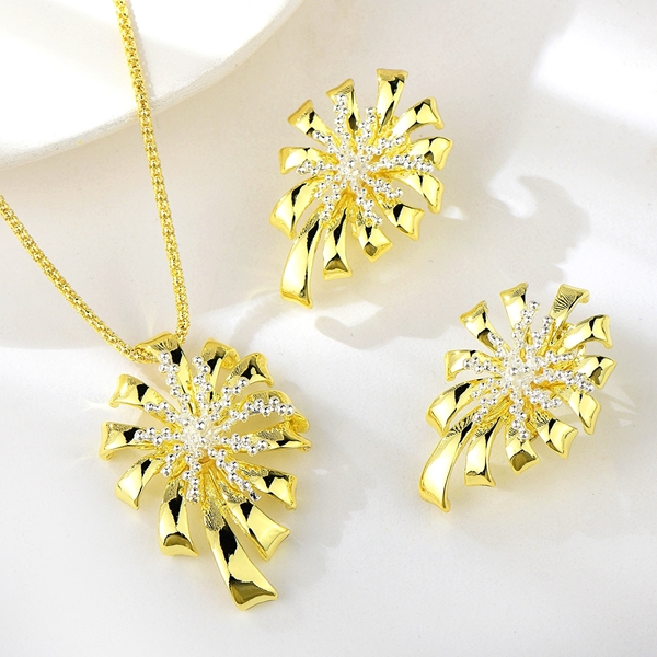 Picture of Impressive Zinc Alloy Dubai 2 Piece Jewelry Set with Low MOQ