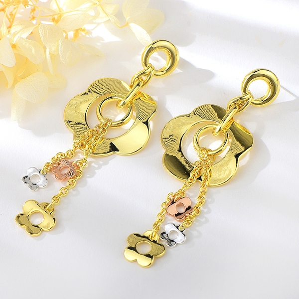 Picture of Filigree Big Zinc Alloy Dangle Earrings