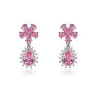 Picture of Luxury Cubic Zirconia Big Stud Earrings with Full Guarantee