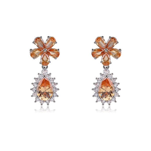 Picture of Luxury Cubic Zirconia Big Stud Earrings at Unbeatable Price