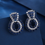 Picture of Unusual Big Luxury Dangle Earrings