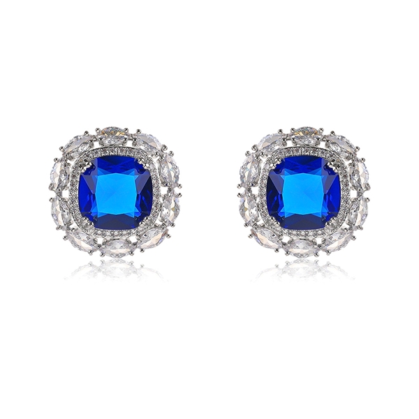 Picture of Impressive Blue Luxury Drop & Dangle Earrings with Low MOQ