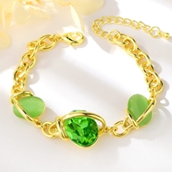 Picture of Party Gold Plated Fashion Bracelet with Fast Delivery