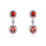 Picture of Bulk Platinum Plated Luxury Dangle Earrings with No-Risk Return