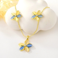 Picture of Latest Flowers & Plants Opal 2 Piece Jewelry Set