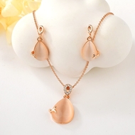 Picture of Trendy Rose Gold Plated Zinc Alloy 2 Piece Jewelry Set with No-Risk Refund